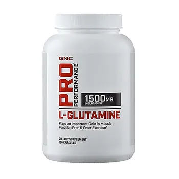 Glutamina Pro Performance 1500mg, 180 capsule, GNC 