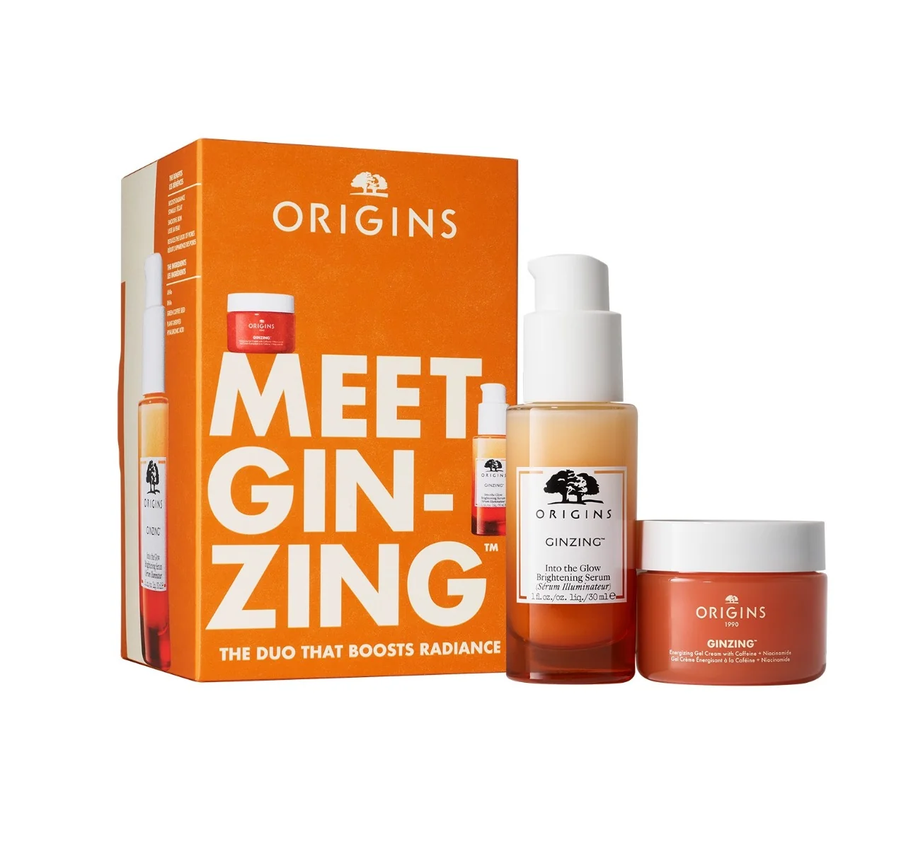 Set Duo Best Radiance Ginzing, Origins