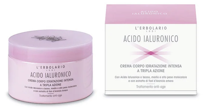 L'Erbolario Crema de corp cu acid hialuronic, 200ml