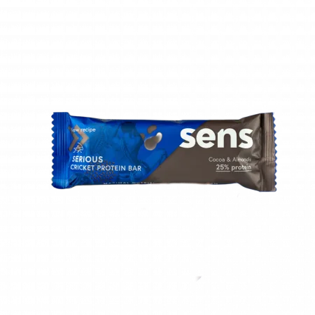 Baton proteic cu aroma de cacao si migdale Serious, 50g, Sens