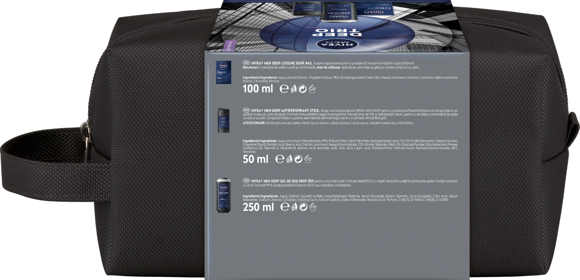 Set cadou Men Deep, 1 bucata, Nivea