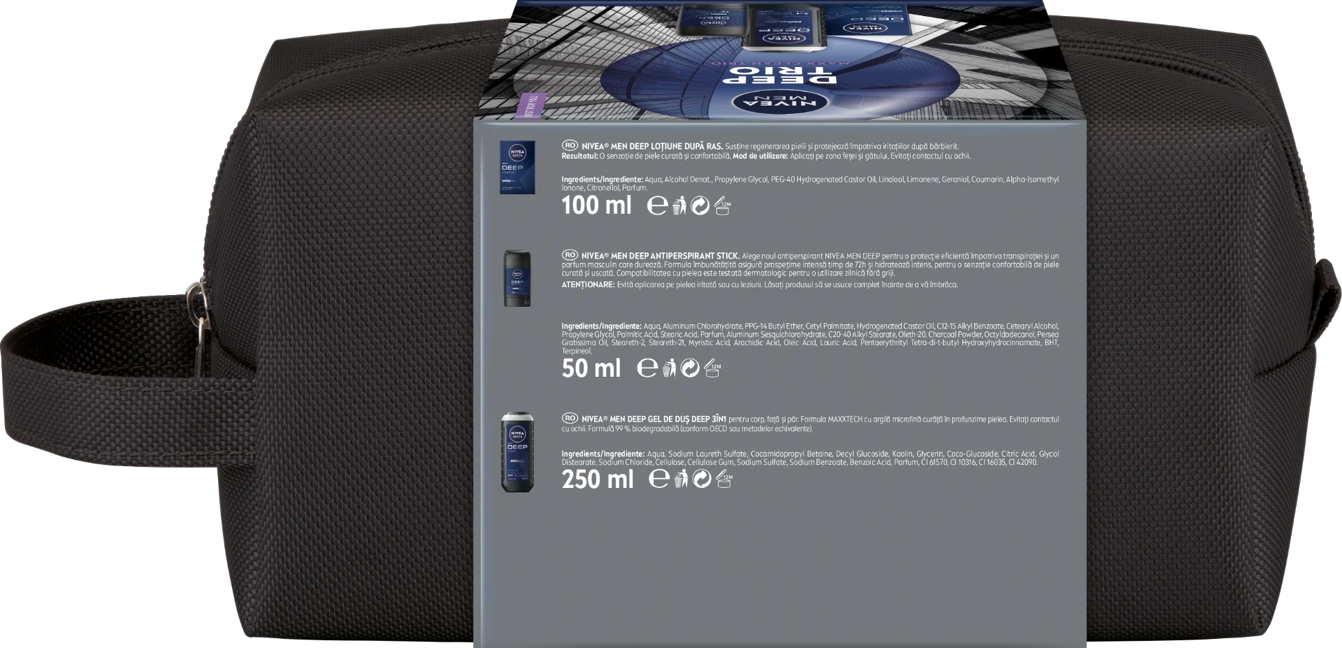 Set cadou Men Deep, 1 bucata, Nivea