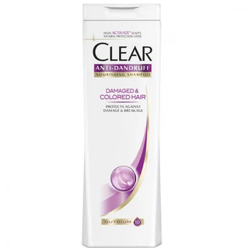 Sampon pentru par deteriorat Clear Damaged&Colored Hair, 400ml, Clear