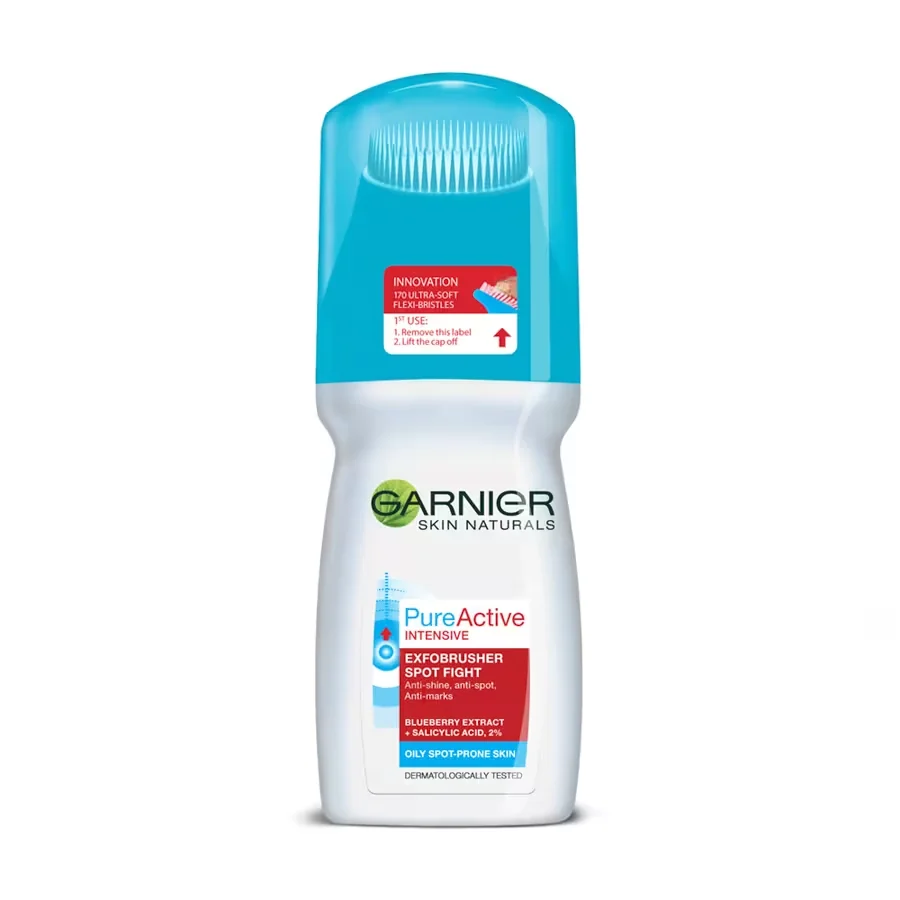 Exfobrusher gel pentru curatarea tenului Pure Active Exfobrusher Skin Naturals, 150ml, Garnier