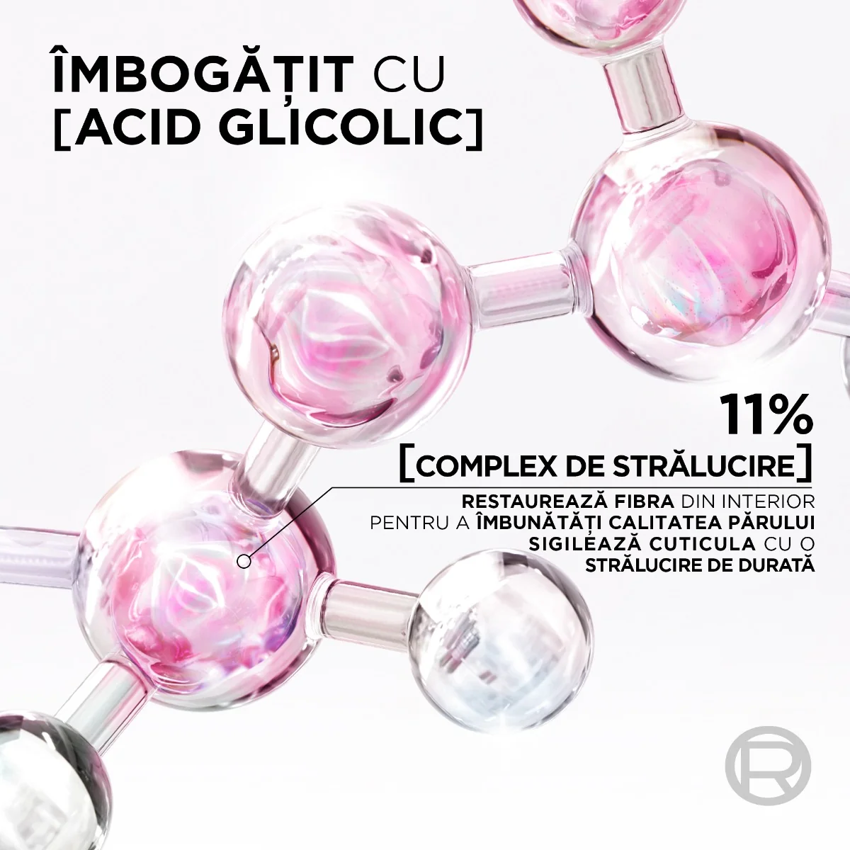 Balsam de par Glycolic Gloss, 150ml, Elseve