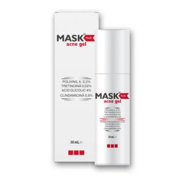 Mask Plus Acne Gel, 30ml, Meditrina Pharmaceuticals