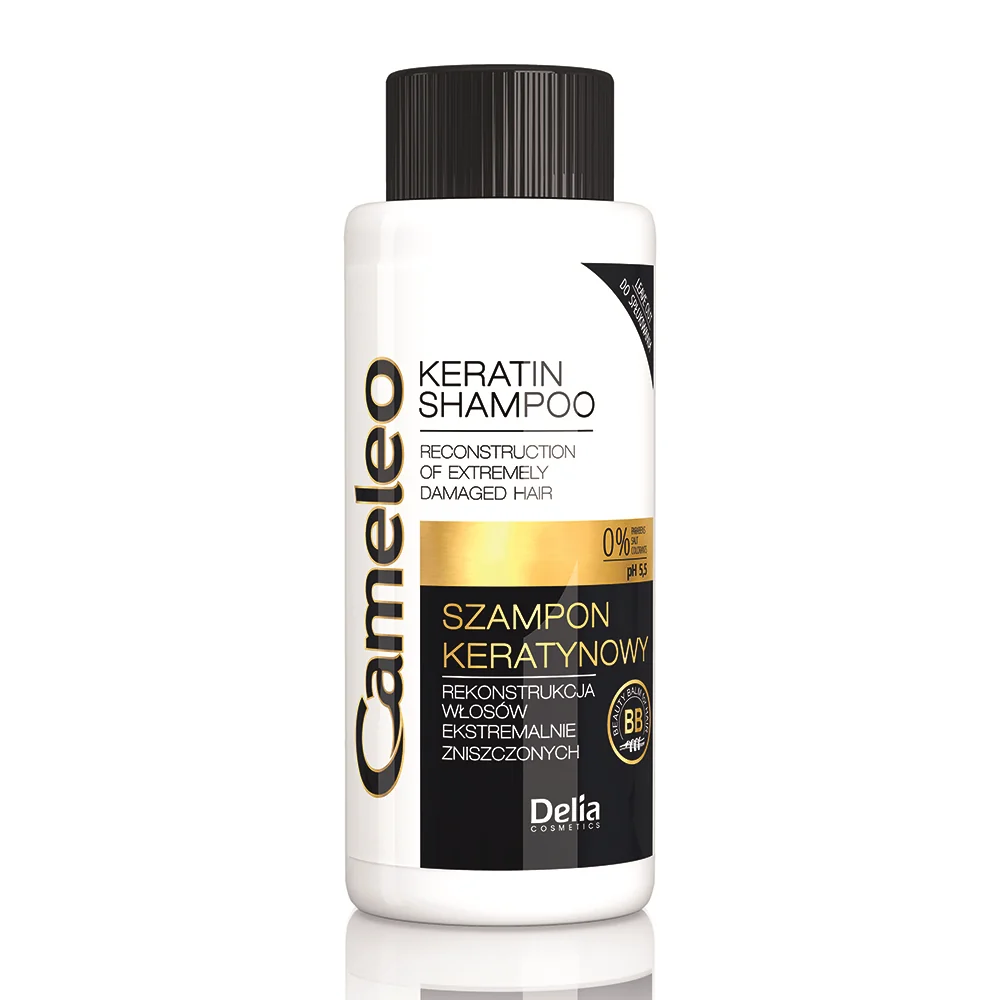 Sampon pentru par deteriorat Cameleo Keratin, 50ml, Delia Cosmetics