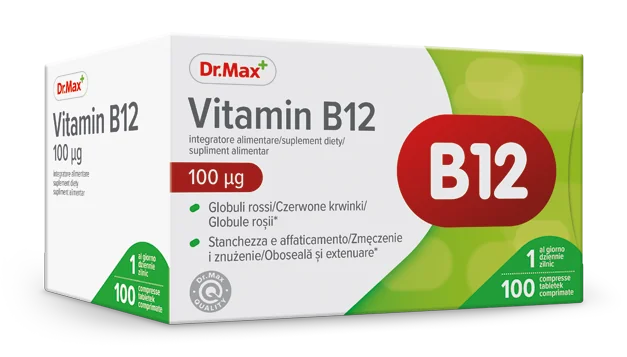 Dr. Max Vitamina B12 100mcg, 100 comprimate filmate