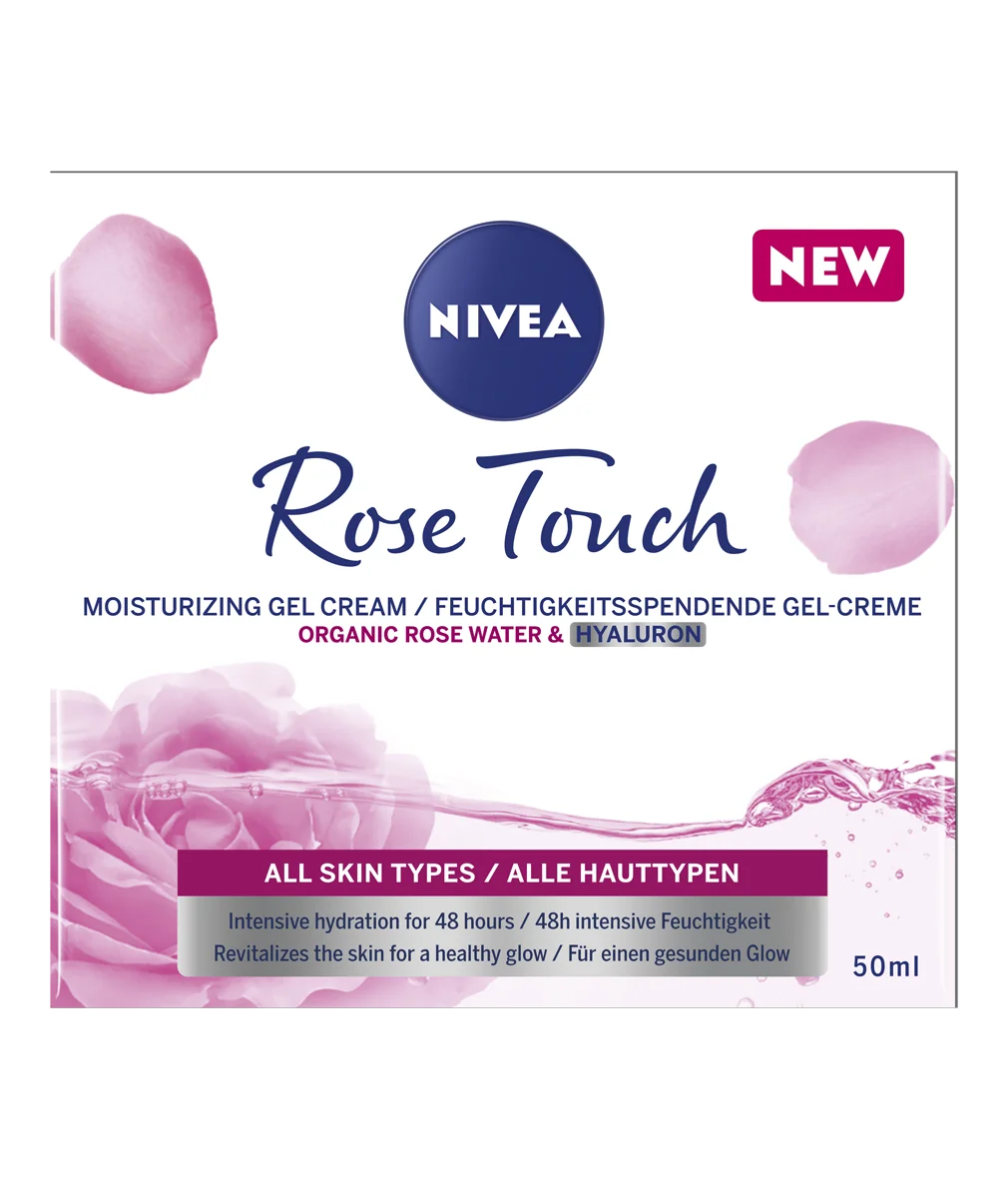 Crema-gel cu apa de trandafiri, 50ml, Nivea