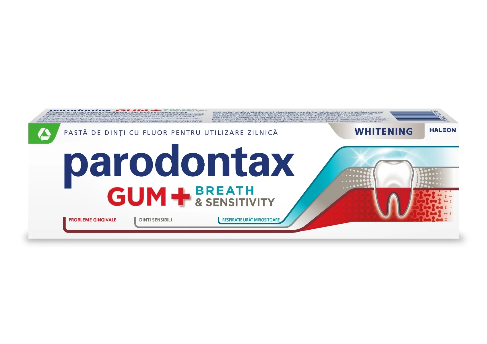 Pasta de dinti Gum + Breath Sensitivity and Whitening, 75ml, Parodontax