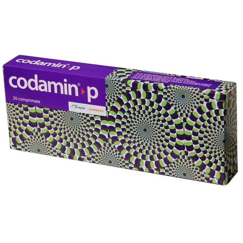 Codamin P, 20 comprimate, Terapia