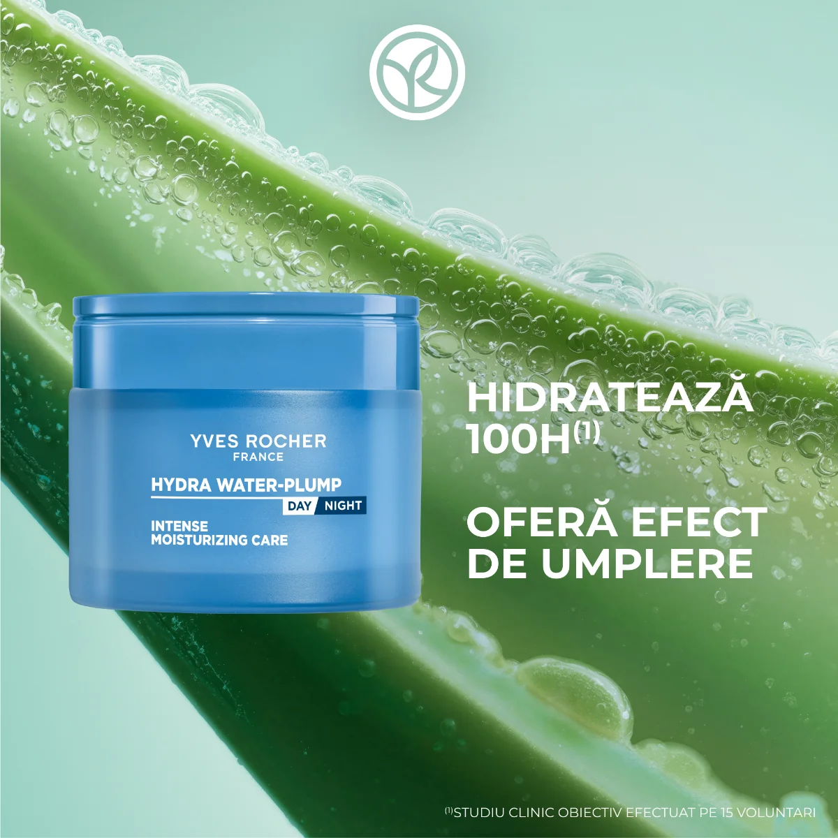 Crema pentru hidratare intensa pentru ten Hydra Water-Plump, 75ml, Yves Rocher