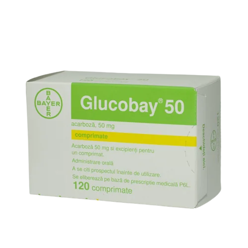 Glucobay 50mg, 120 comprimate, Bayer