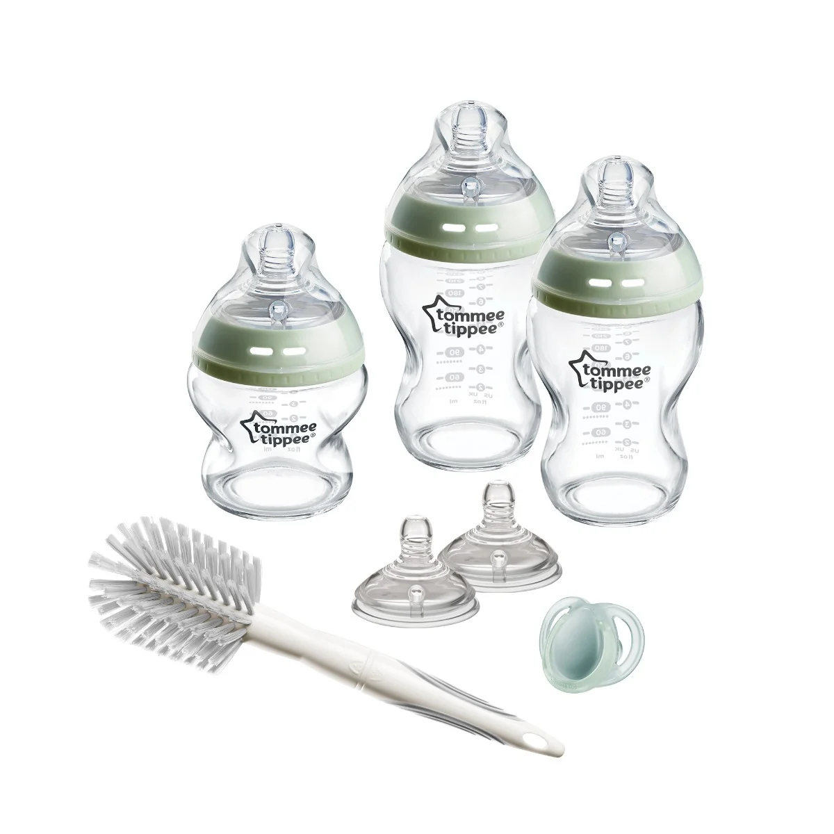 Kit biberoane din sticla 0 luni+ Natural Start, 1 bucata, Tommee Tippee