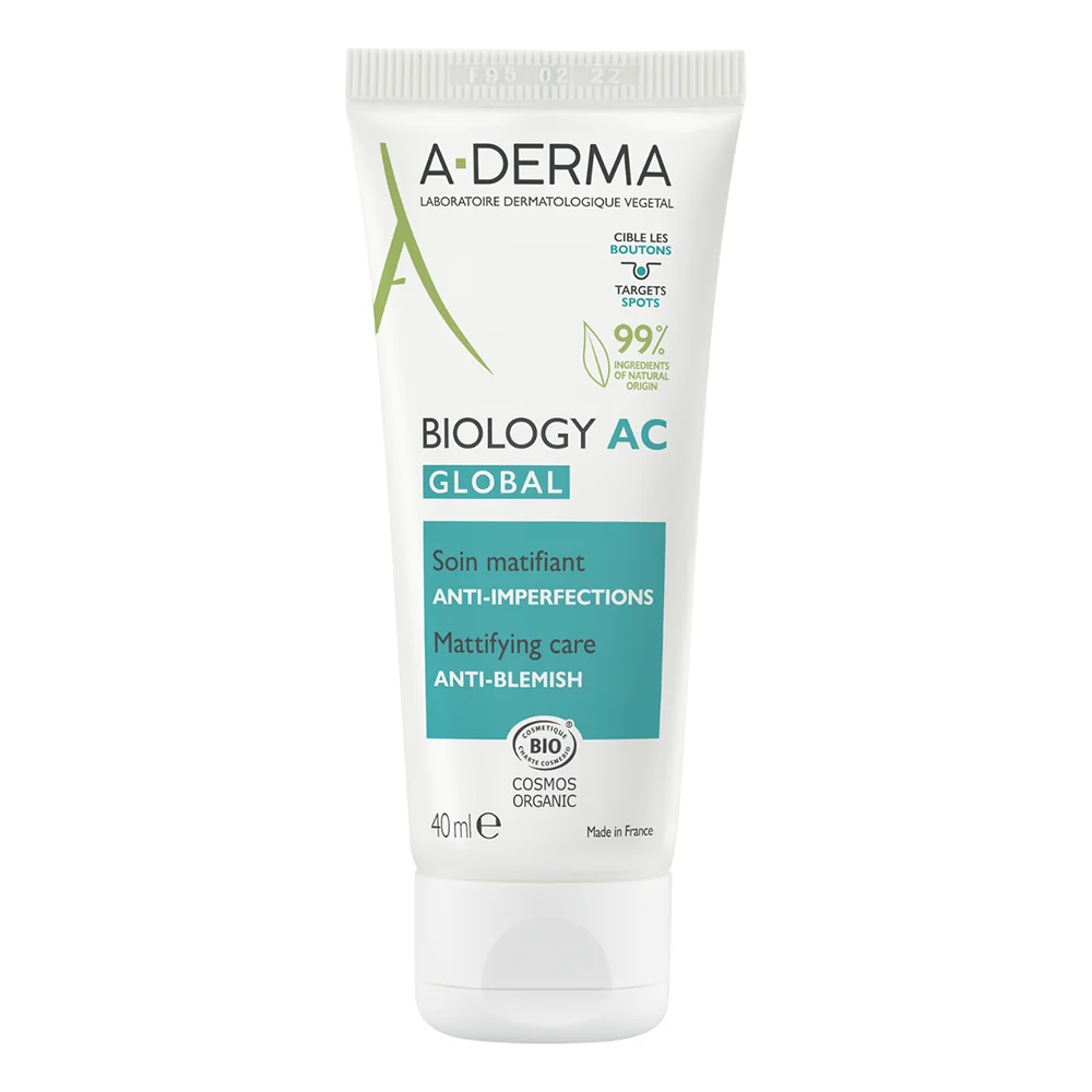 Crema matifianta anti-imperfectiuni Biology AC, 40ml, A-Derma