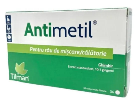 Antimetil, 36 comprimate filmate, Tilman