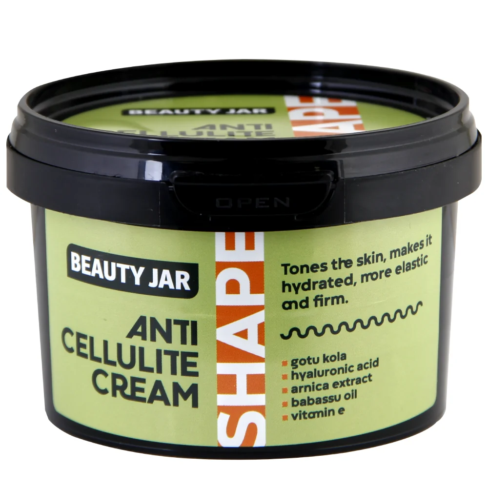 Crema anticelulitica cu acid hialuronic si extract de arnica Shape, 380ml, Beauty Jar