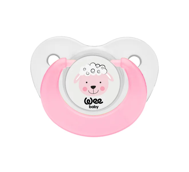 Set suzete din silicon cu forma ortodontica nr.1, 2 bucati, Wee Baby