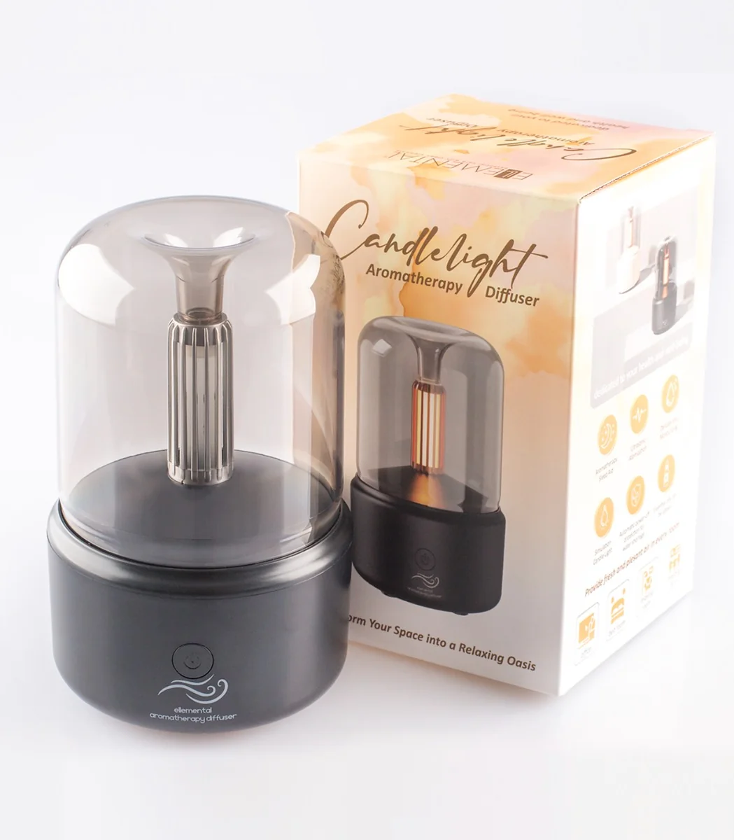 Difuzor de arome Candlelight Black, 1 bucata, Ellemental