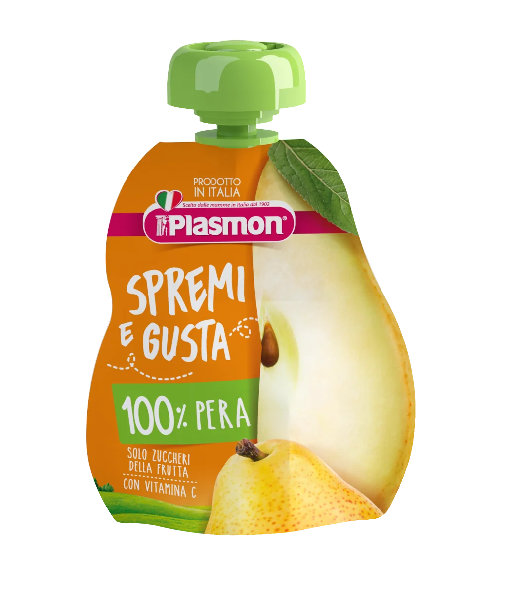 Piure mix de fructe mar, banana si para 6 luni+, 100g, Plasmon