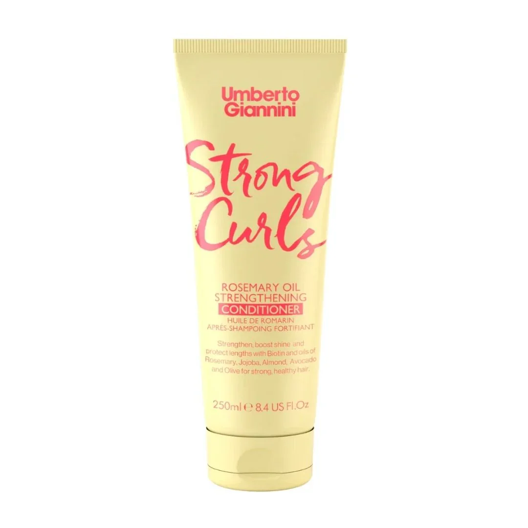 Balsam fortifiant pentru par cret cu ulei de Rozmarin Strong Curls, 250ml, Umberto Giannini 
