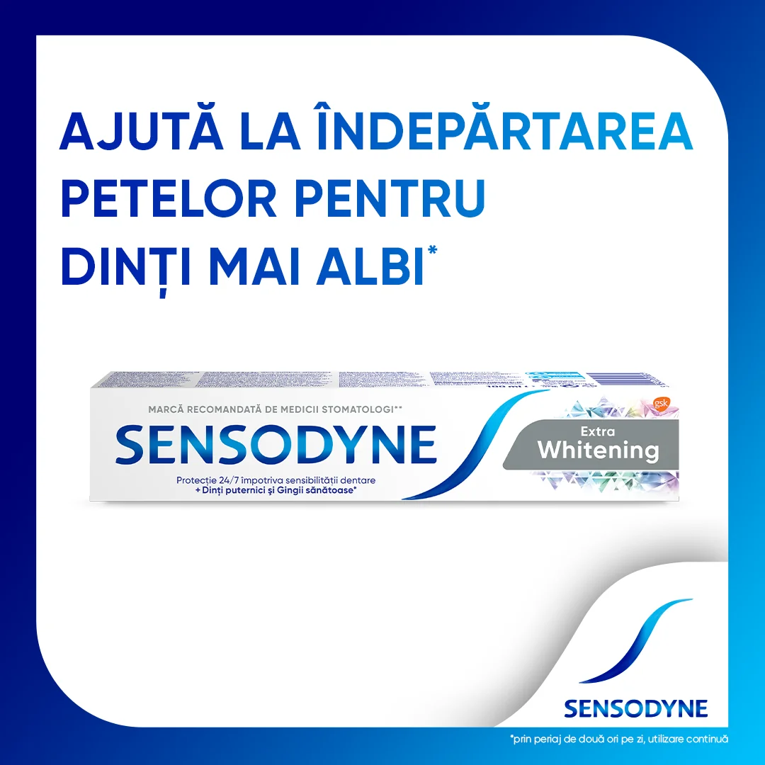 Pasta de dinti Extra Whitening, 100ml, Sensodyne