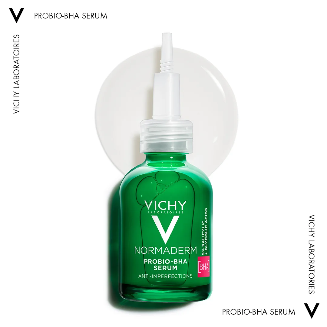 Ser anti-imperfectiuni pentru ten gras cu tendinta acneica Normaderm Probio-BHA, 30ml, Vichy