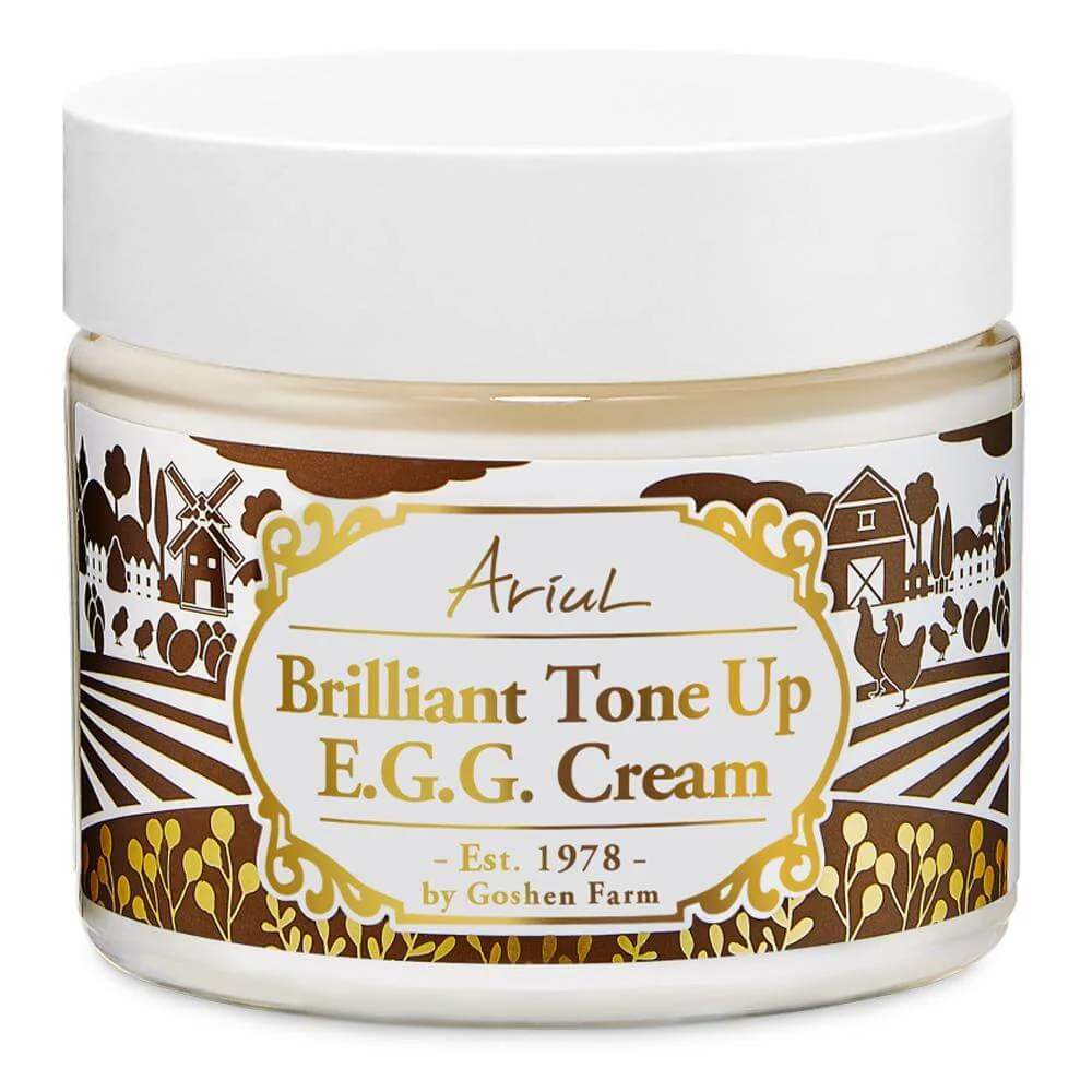 Crema de fata antirid si hidratare intensă Brilliant Tone Up EGG, 70ml, Ariul