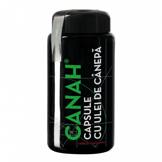 Capsule Bio cu ulei de canepa, 84 bucati, Canah