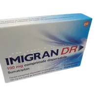 Imigran DR 100mg, 2 comprimate dispersabile, GSK