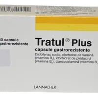 Tratul Plus 50mg, 30 capsule gastrorezistente, Lannacher Heilmittel