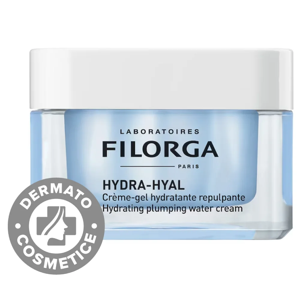 Gel-crema pentru hidratare cu acid hialuronic Hydra-Hyal, 50ml, Filorga