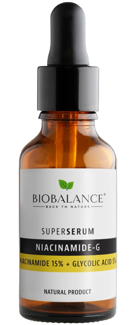 Ser de fata Niacinamide-G 15% + Acid glicolic 5%, 30ml, Bio Balance