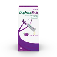 Duphalac Fruit solutie orala 667 mg/ml Lactuloza, 20 plicuri, Viatris