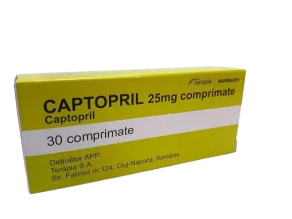 Prospect Captopril 25mg, 30 comprimate, Terapia