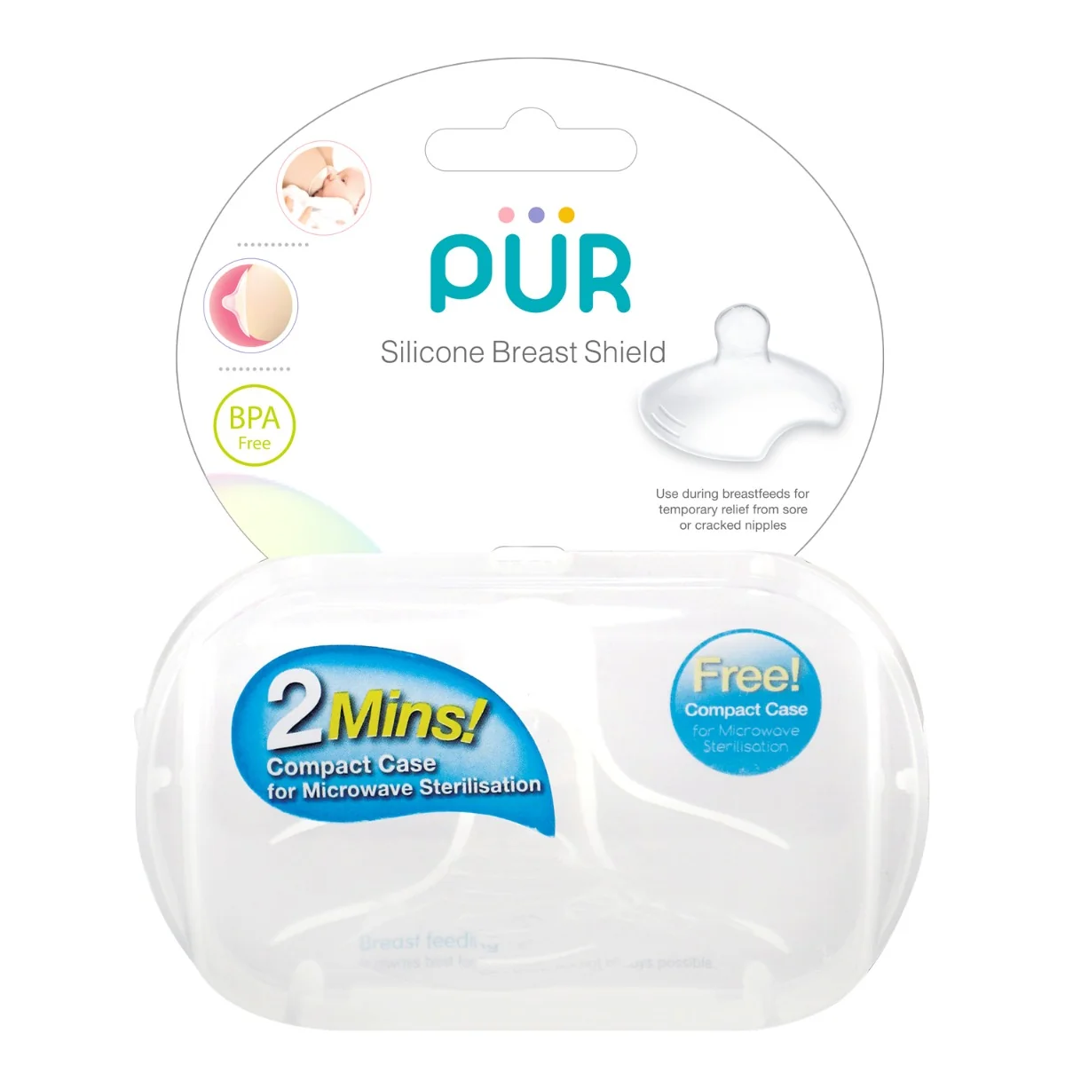 Protectie pentru san din silicon, 2 bucati, PUR
