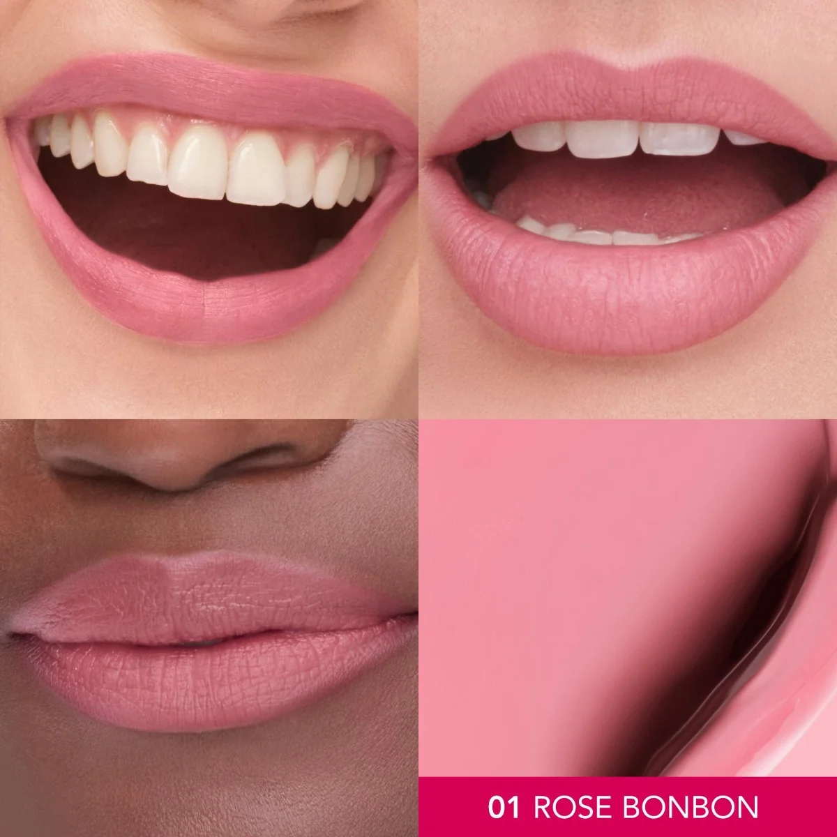 Ruj lichid Cloud Creme Nr. 01 Rose Bonbon, 3.1ml, Bourjois