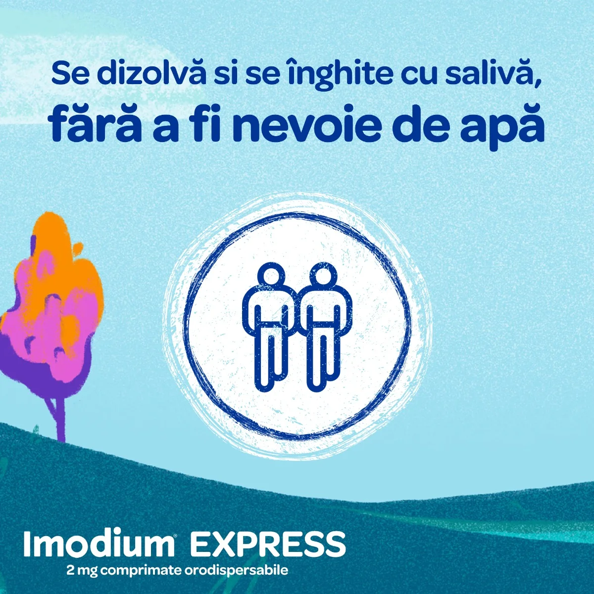 Imodium Express 2 mg, 6 comprimate orodispersabile, Johnson&Johnson 