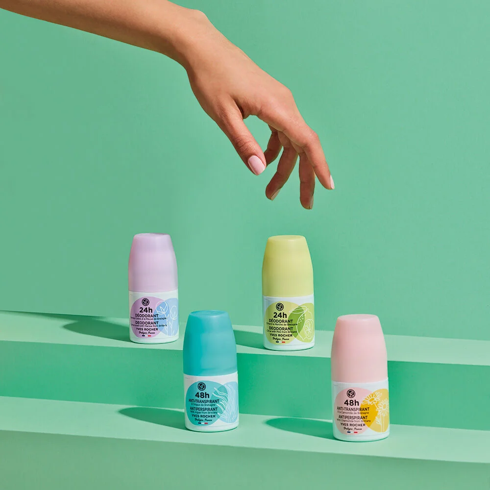 Deodorant roll-on 24h cu citrice si menta, 50ml, Yves Rocher