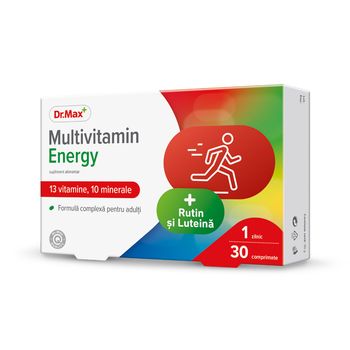 Dr.Max Multivitamin Energy, 30 comprimate 