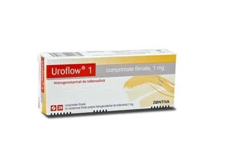 Uroflow 1 1mg, 28 comprimate filmate, Zentiva 