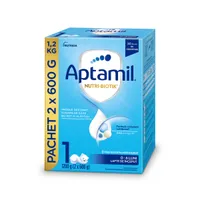 Lapte de inceput pentru 0-6 luni NUTRI-BIOTIK 1, 1200g, Aptamil