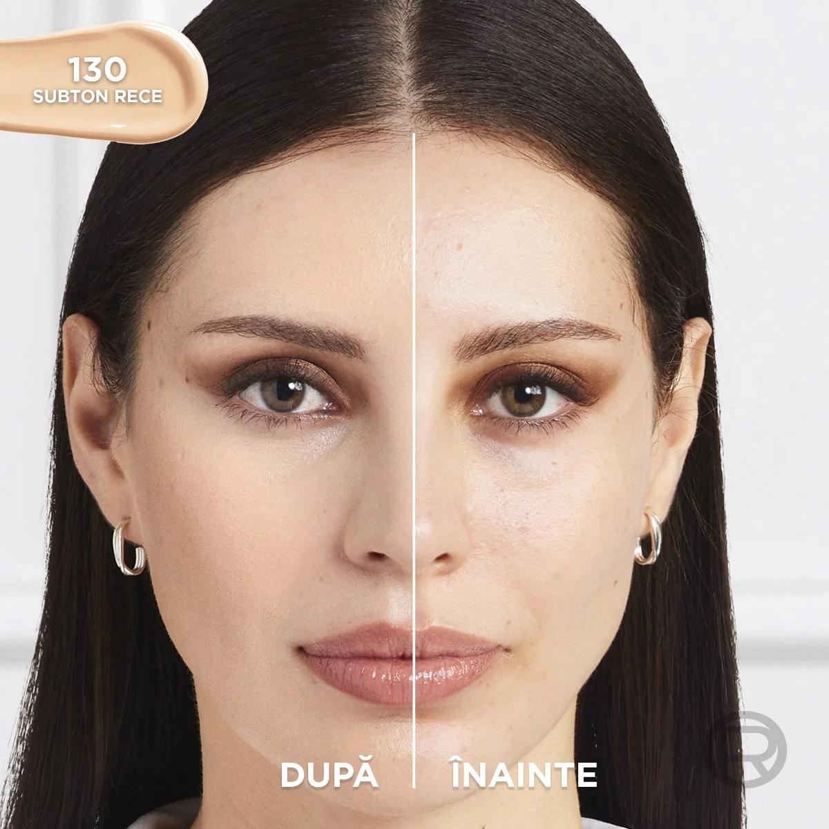 Fond de ten rezistent la transfer Infaillible 32H Fresh Wear 130 Rece, 30ml, L'Oreal Paris