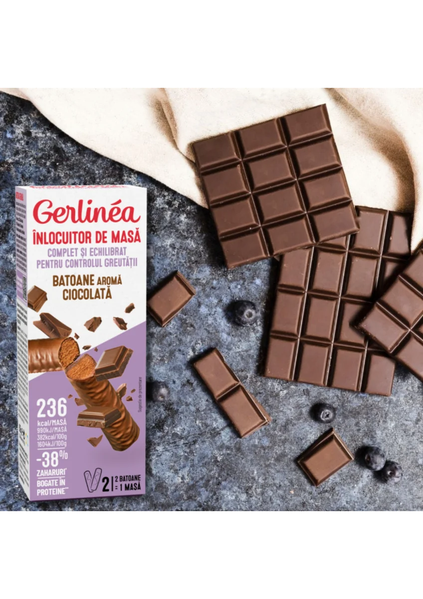 Mini pack batoane cu ciocolata, 62g, Gerlinea
