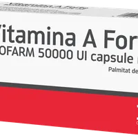 Vitamina A Forte 50000UI, 30 capsule moi, Biofarm