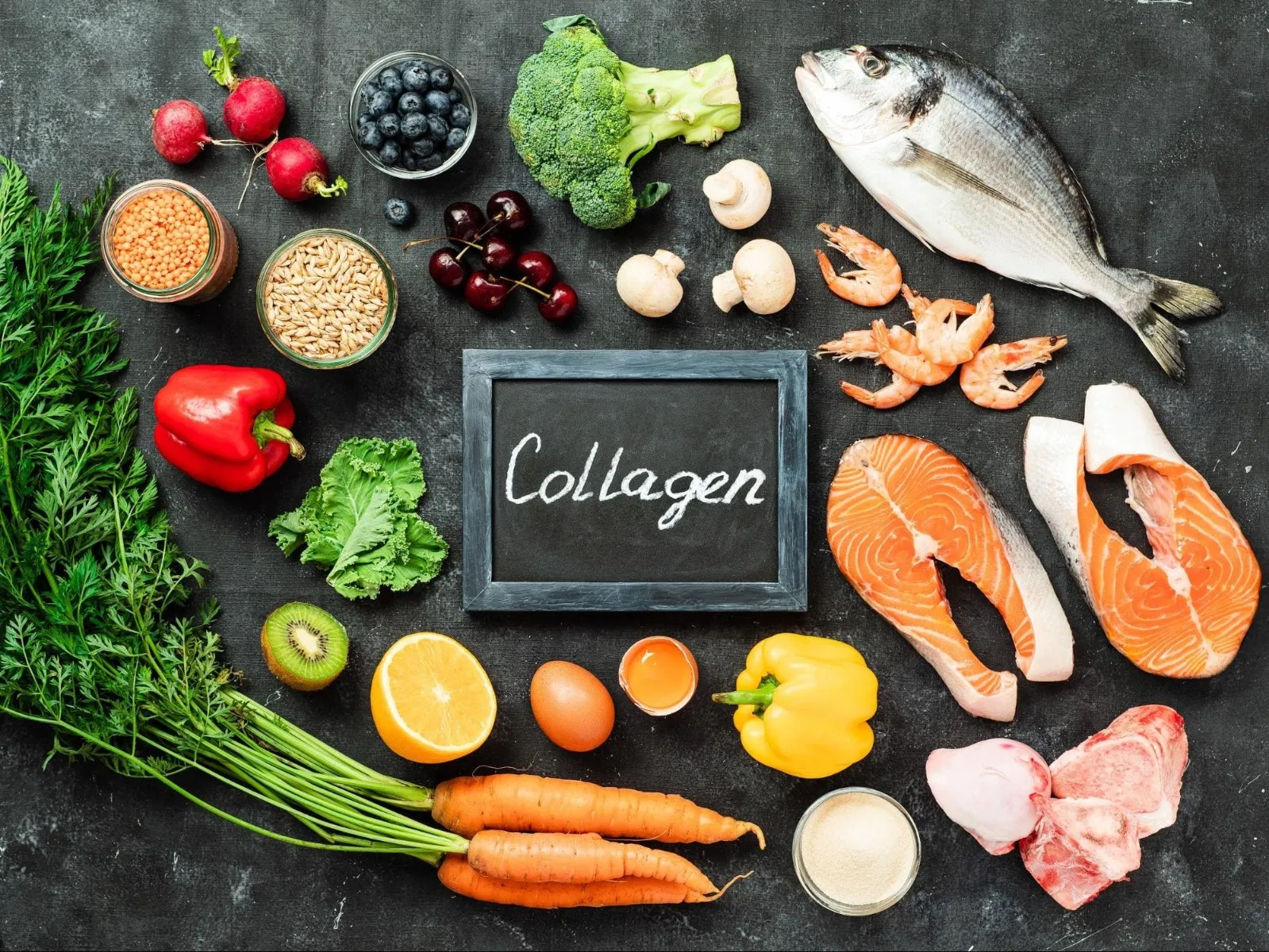 Alimente care stimuleaza productia naturala a colagenului
