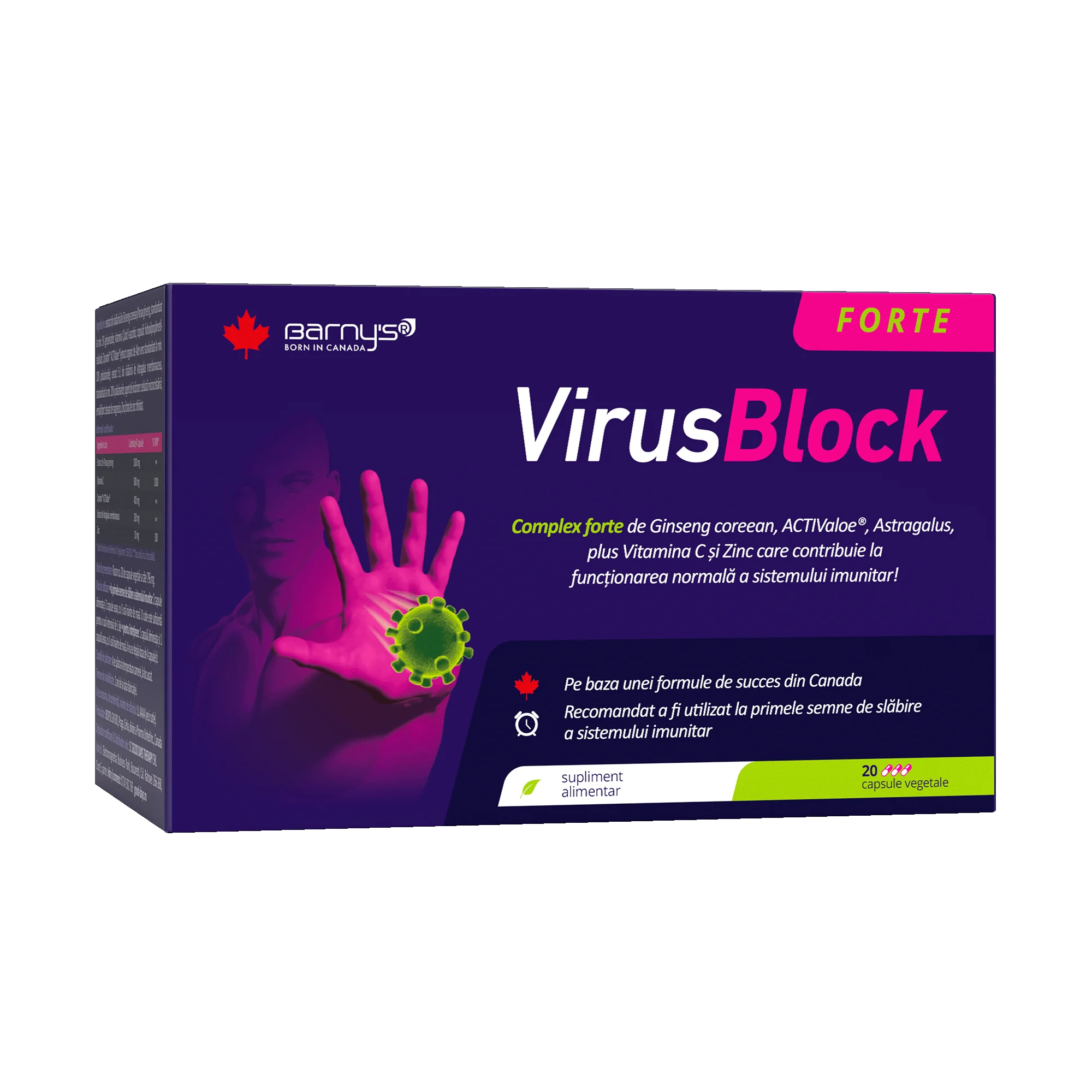 VirusBlock Forte, 20 capsule vegetale, Good Days Therapy