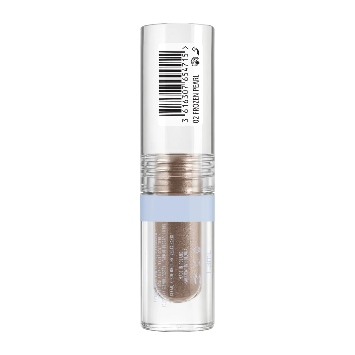 Fard de pleoape Lichid Studio Color 02 Frozen Pearl, 1.3ml, Miss Sporty