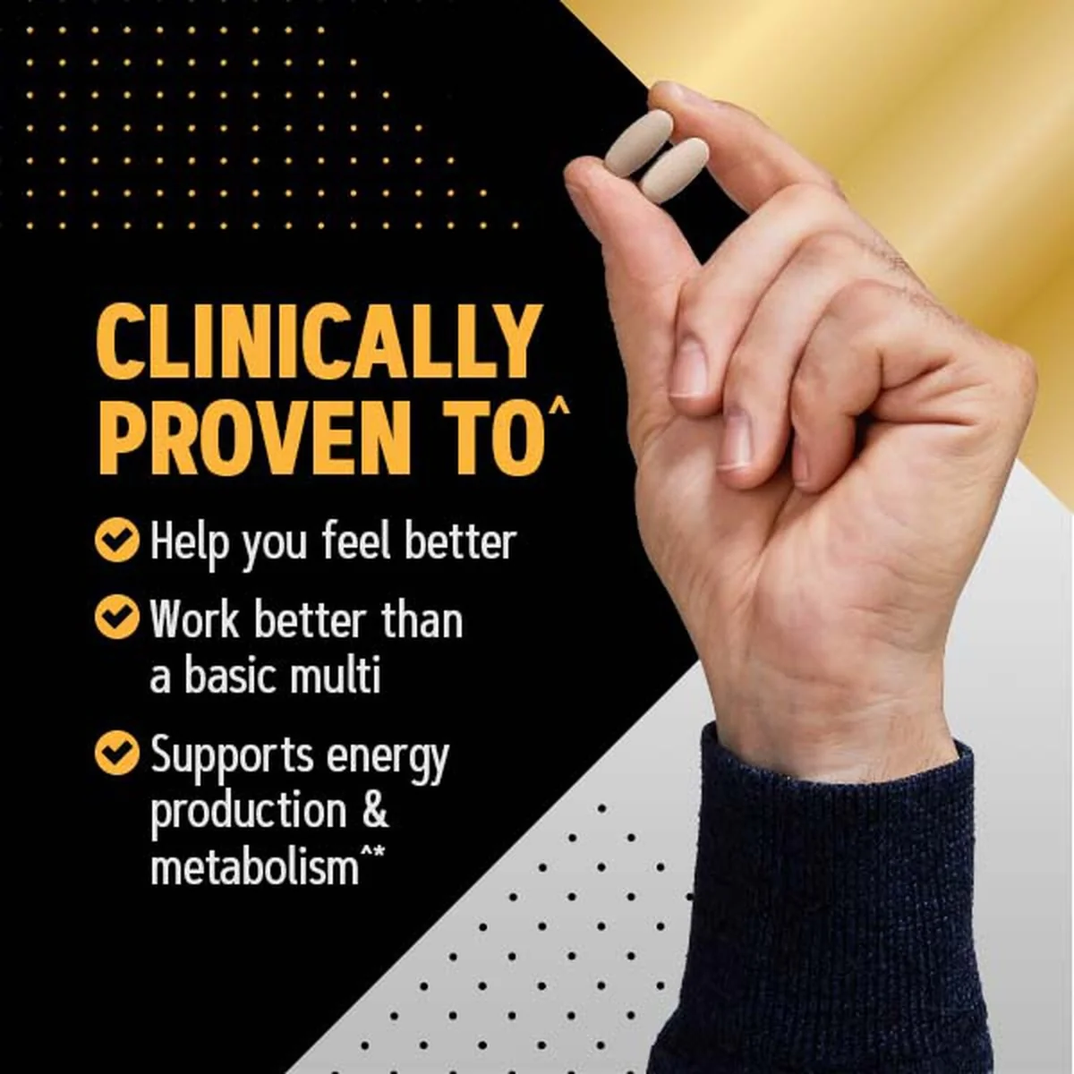 Complex de multivitamine pentru barbati Energie si Metabolism Mega Men®, 180 tablete, GNC
