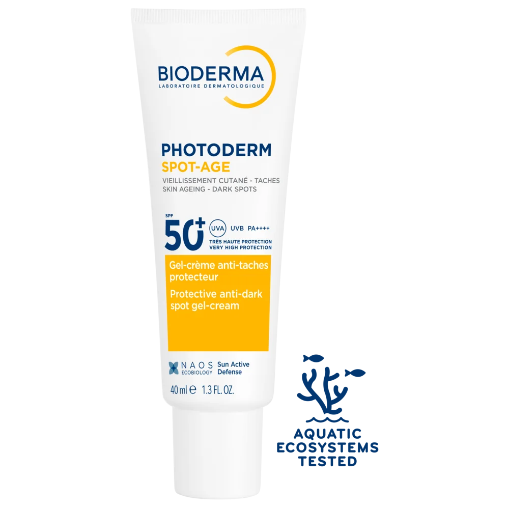 Gel-crema cu efect antioxidant impotriva petelor brune Photoderm Spot-Age SPF 50+, 40ml, Bioderma